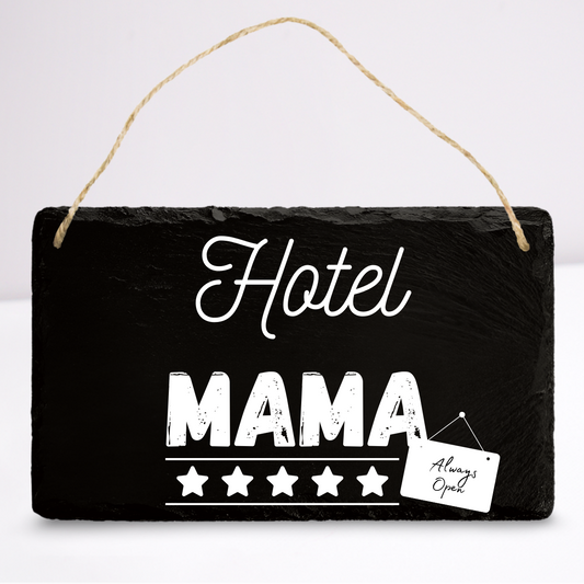 Hotel mama | Leistenen wandbordje